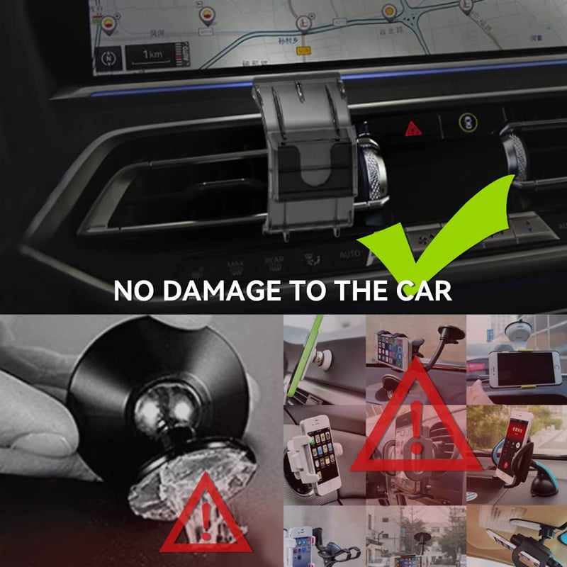 BEERTE Car Phone Holder fit for BMW X5 X6 2019-2023,BMW X7 2019-2022,Strong Magnetic Phone Mount 360-degree Rotatable and Adjustable,Safe and Convenient Phone Navigation for 4-7 inches Smartphone Magnet-BMW X5/X6 2019-2023 and X7 2019-2022