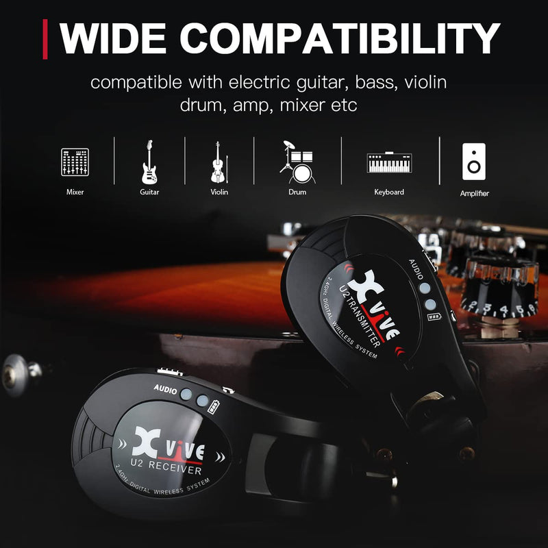Xvive U2T Transmitter ONLY for U2 Guitar Wireless System