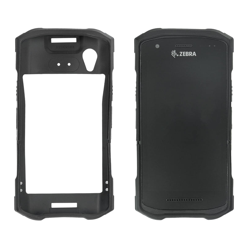 [AUSTRALIA] - Protective Cover for Zebra Symbol TC21 TC26 Barcode Scanner,Rugged Bumper Case for Zebra Symbol TC21 TC26 Handheld Touch Mobile Computers,Slim Hard Shell Cover,Black,Composed of TPU 