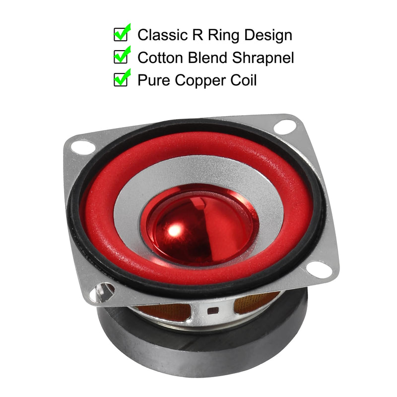 8pcs 4Ohm 5W Full Range Audio Speaker Stereo Woofer Loudspeaker for Arduino Replacement 8pcs