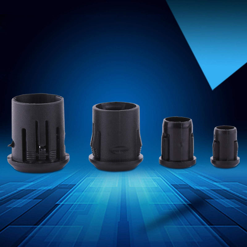 Ejoyous Pack of 50 LED Holder Plastic Lamps, LED Holder Nylon Black Lamps Socket Diodes Holder Clip Bezel Mounting Trim Indicators for LEDs Diode Lights Light Bulb (5 mm) 5mm