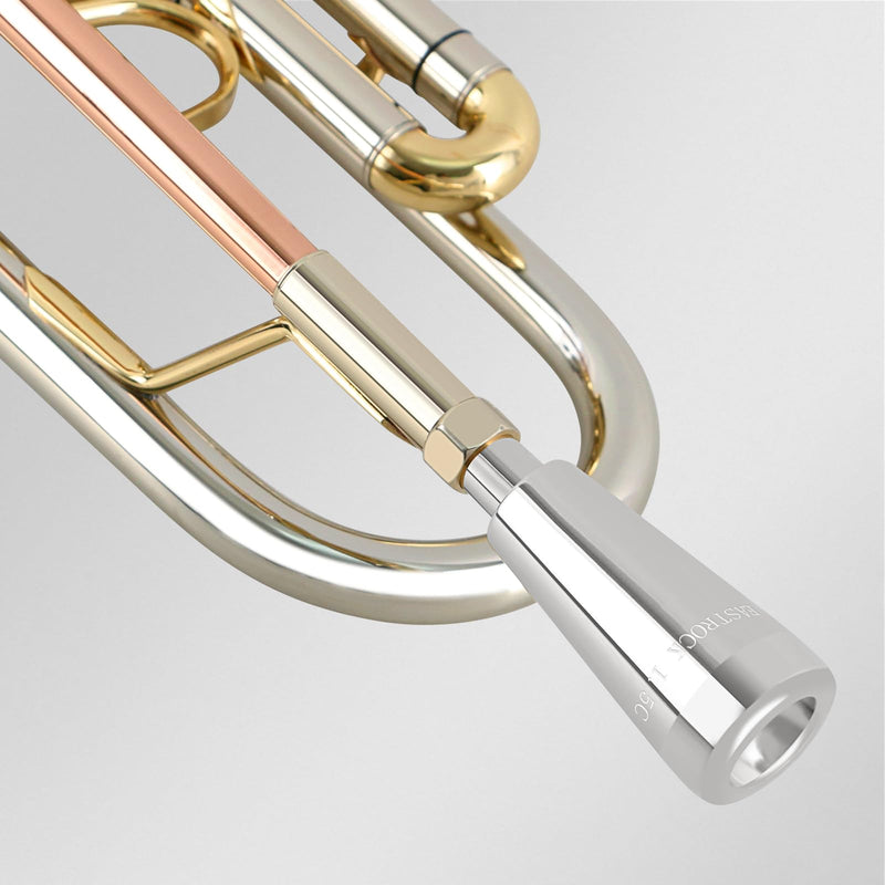 EASTROCK Trumpet Mouthpiece1.5C Trumpet Mouthpiece Brass Bullet Shape Instrument Accessories Silver