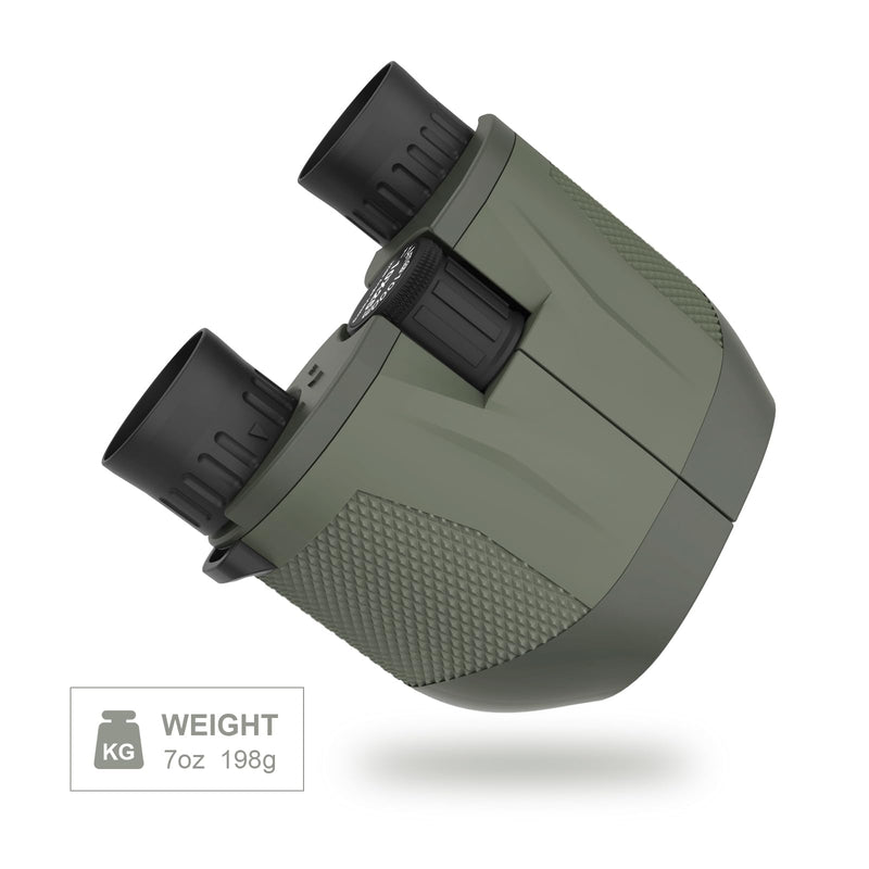 12*25 Binoculars for Adults and Kids，Compact Fogproof & BAK-4 Prism FMC Lens,Provide 114m/1000m Angular Field of View，with Carrying bag and Strap,Suitable for Hunting,Birdwatching，Travel and Theatre