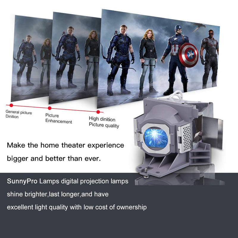 SunnyPro RLC-092/RLC-093 Replacement Projector Lamp Compatible for Viewsonic PJD5153 PJD5155 PJD5255 PJD5353LS PJD6350
