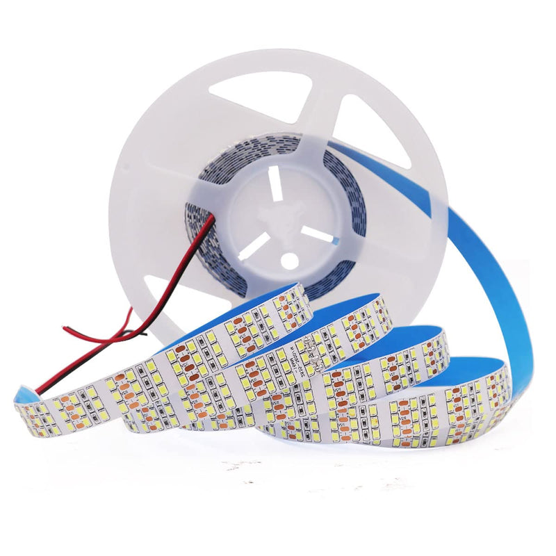[AUSTRALIA] - SUYOOULIN LED Strip Lights, 16.4ft Dimmable DC 12V SMD 2835 Triple Rows 1800 LEDs 38000LM Super Bright LED Ribbon Strip, Tube Waterproof IP67 for Home Party Decoration (Daylight White 6500K) Daylight White 6500K 