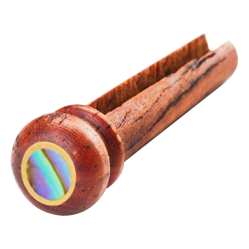 [AUSTRALIA] - Miwayer Cocobolo Wood Guitar Bridge Pins Replacement Parts Brown for 6 & 12 String Acoustic Guitar (Big Abalone Dot) Big Abalone Dot 