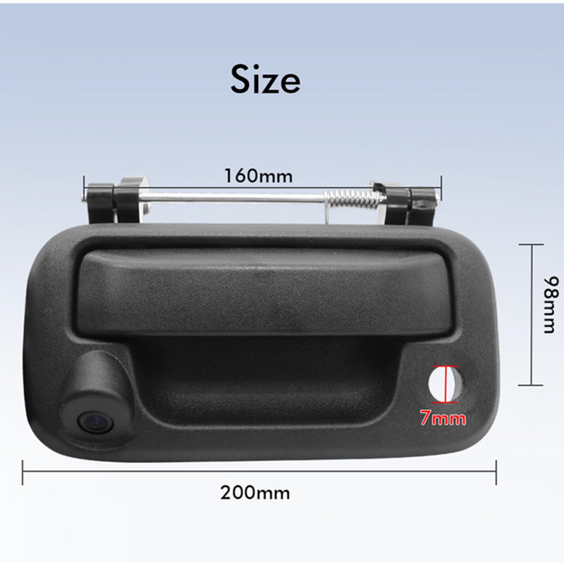 Rear View Camera, w/Tailgate Handle, Compatible with 2005-2014 Ford F150, 2008-2016 F250 F350 F450 F550 Super Duty, 2007-2010 Explorer, AHD 1080P Wide Angle Backup Camera Kit w/Key Hole