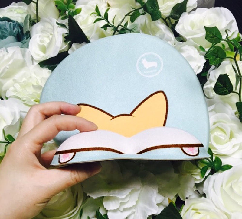 123Arts 3D Funny Corgi Butt Shape Silicone Mouse Pad Mouse Mat- 8.6X10.2 Inch corgi1