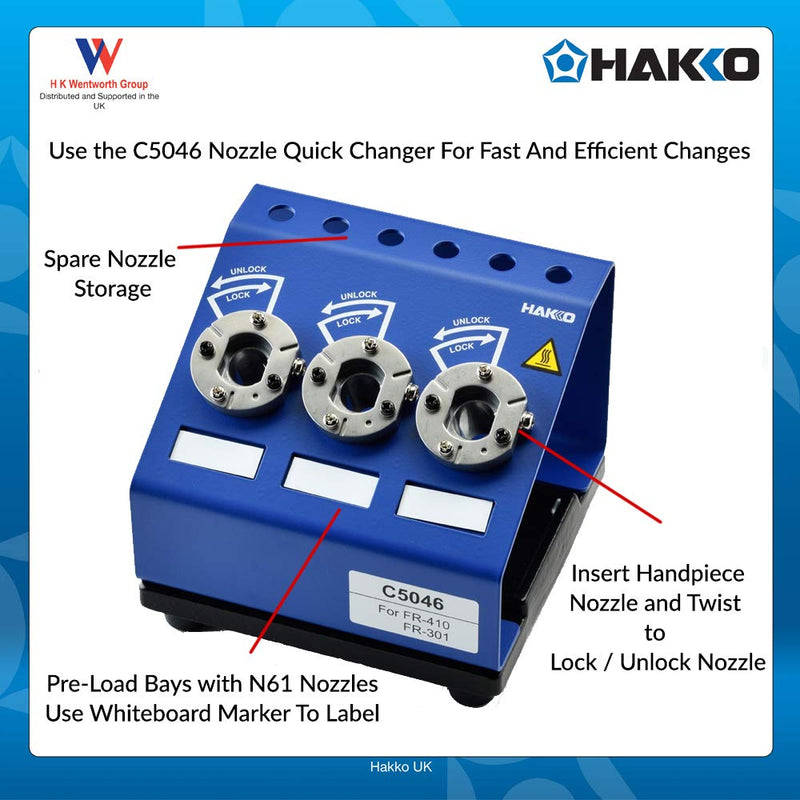 Hakko N61-09 1.3mm Desoldering Nozzle Standard Type