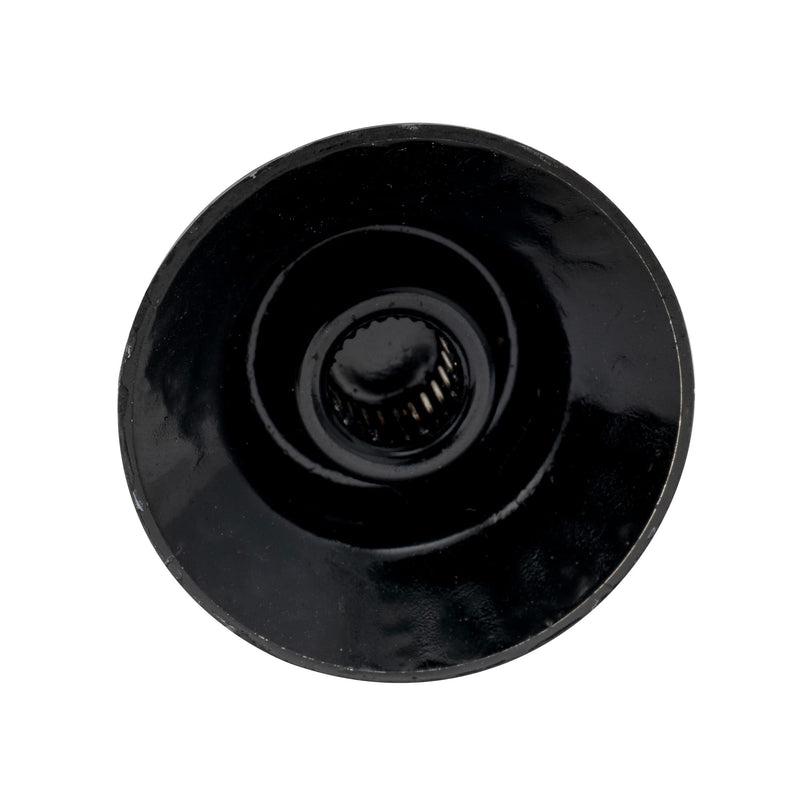 Musiclily Pro Imperial Inch Size Top Hat Bell Reflector 2 Volume 2 Tone Knobs Set for USA Les Paul SG Electric Guitar Black w/Gold