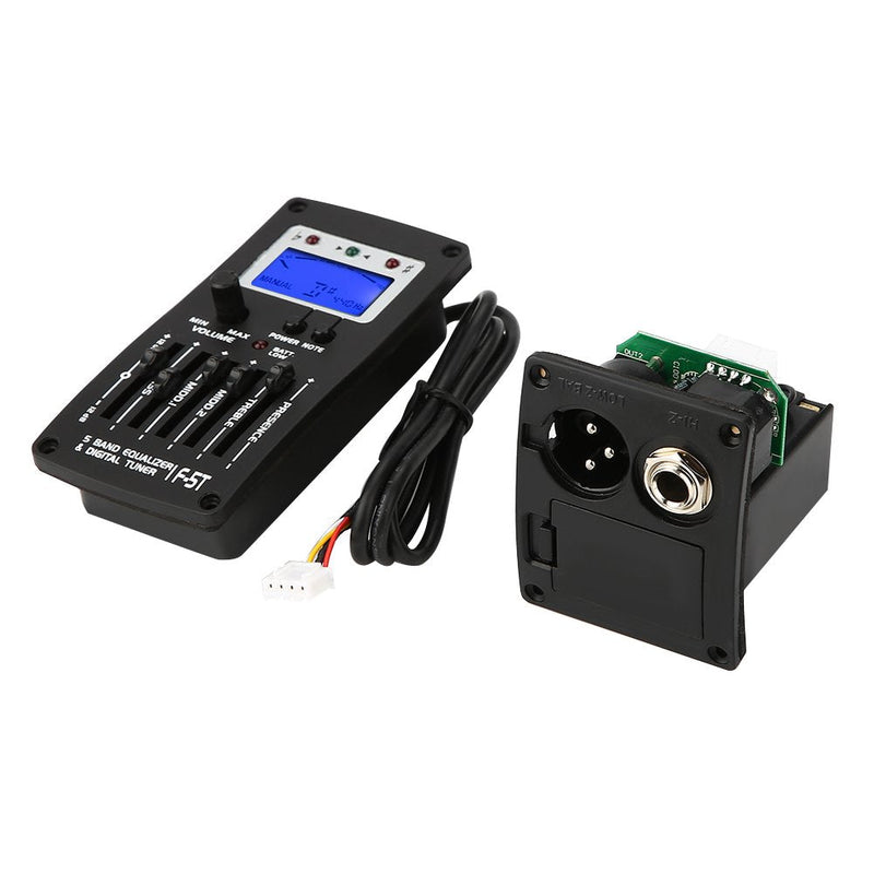 F-5T 5Band Equalizer Digital Tuner Pickup for Electric Acoustic Classic Guitar