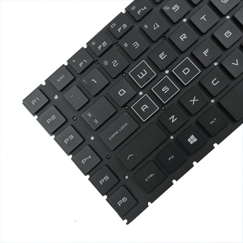 GinTai US Keyboard for HP Omen 17-CB 17-cb1070nr 17-cb1072nr 17-cb0080nr | 17-cb0050nr 17-cb0060nr 17-cb1097nr 17-cb1010ca Omen 15-DC, NSK-XP2BQ 9Z.NF3BQ.201 L32775-001 Laptops Keyboard RGB Backlit US