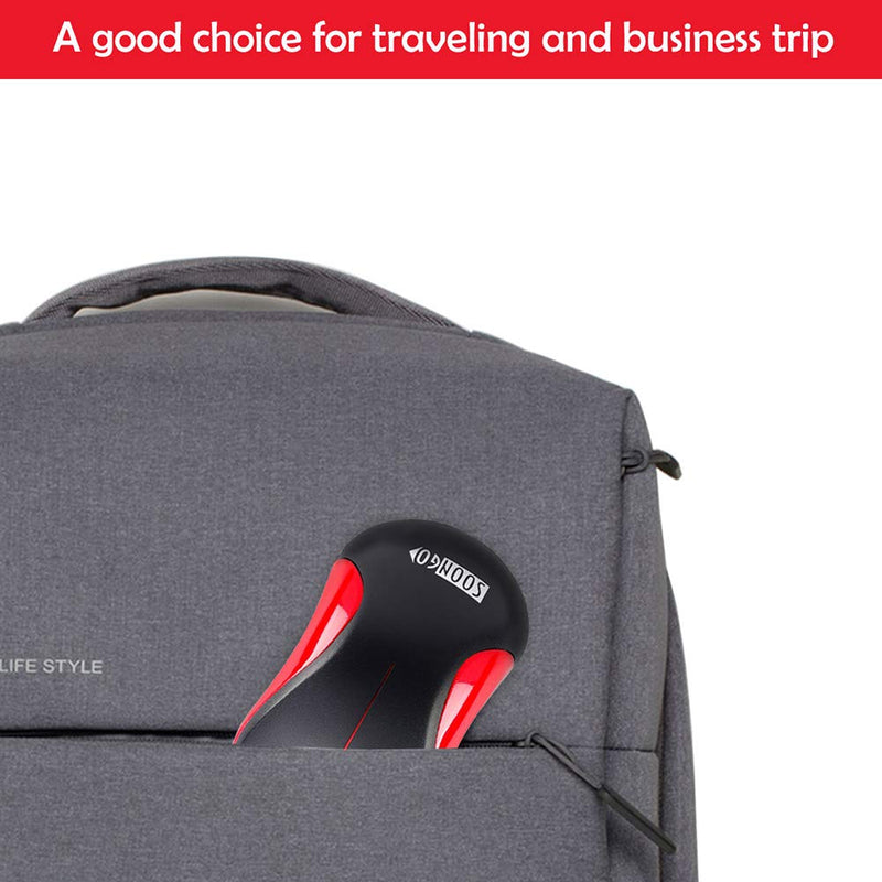 USB Mouse 2 Pack for Laptop Computer Mouse Designed Ergonomic Optical Wired Mice for Office and Home use Compatible with Computer Laptop PC Desktop Windows 7/8/10/XP Vista and Mac Red Color by SOONGO RedDouble