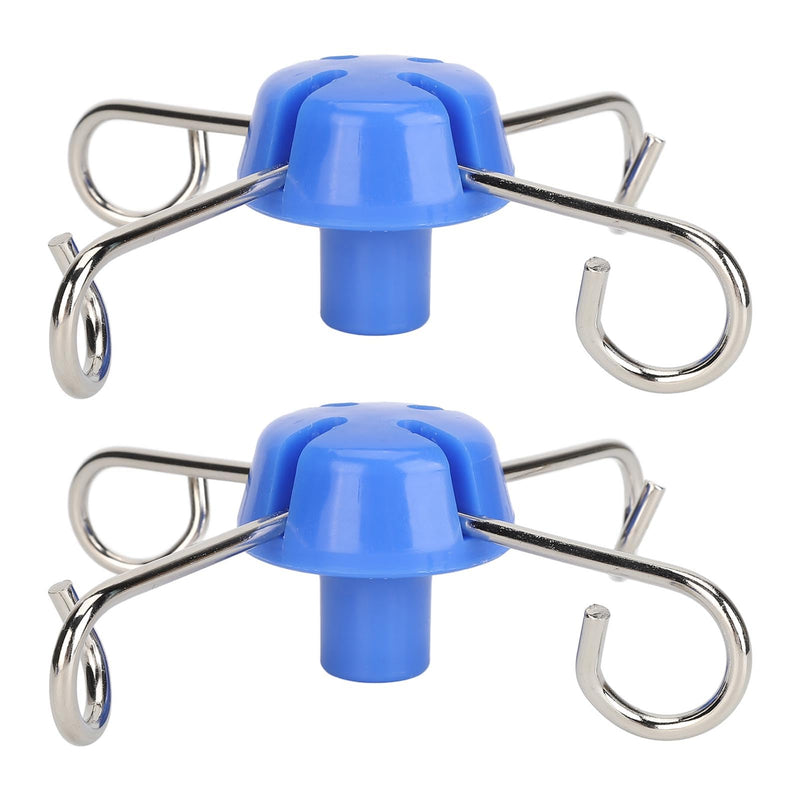 2 Pieces Infusion Stand Hanging Hooks, Infusion Stand Hook with 4 Hangers, Vertical Metal Infusion Stand Hook, Dropper Bag Hanger Hook for Home Hospitals