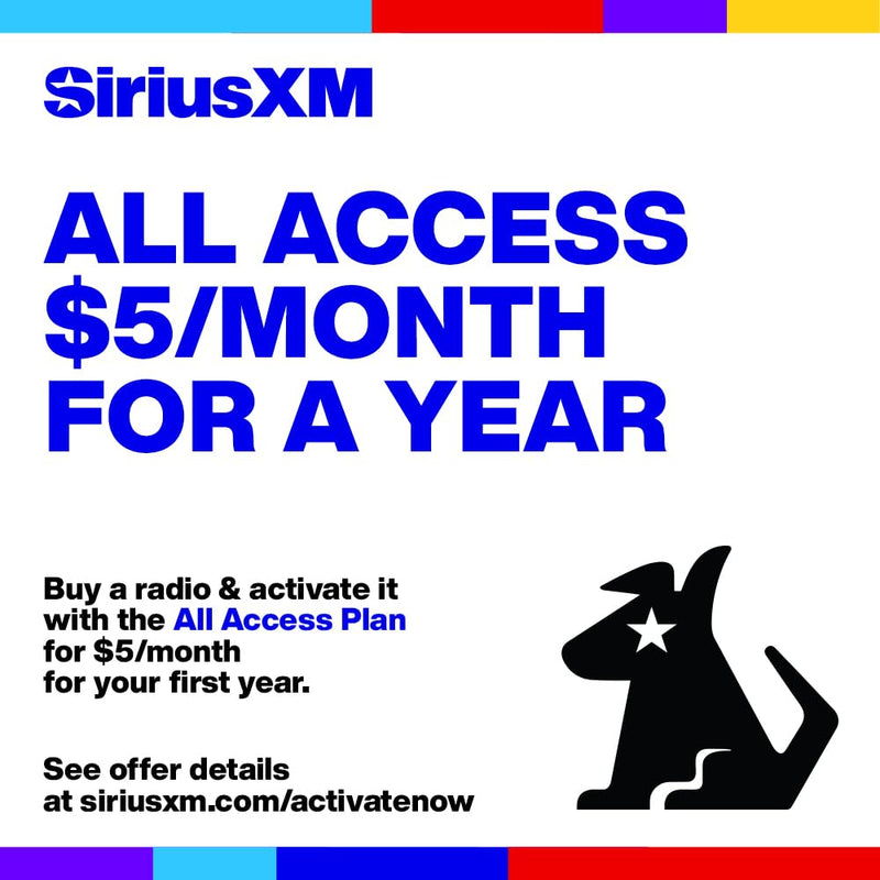 SiriusXM Onyx EZR Satellite Radio with Vehicle Kit (SXEZR1V1) Satellite Radio + Vehicle Kit