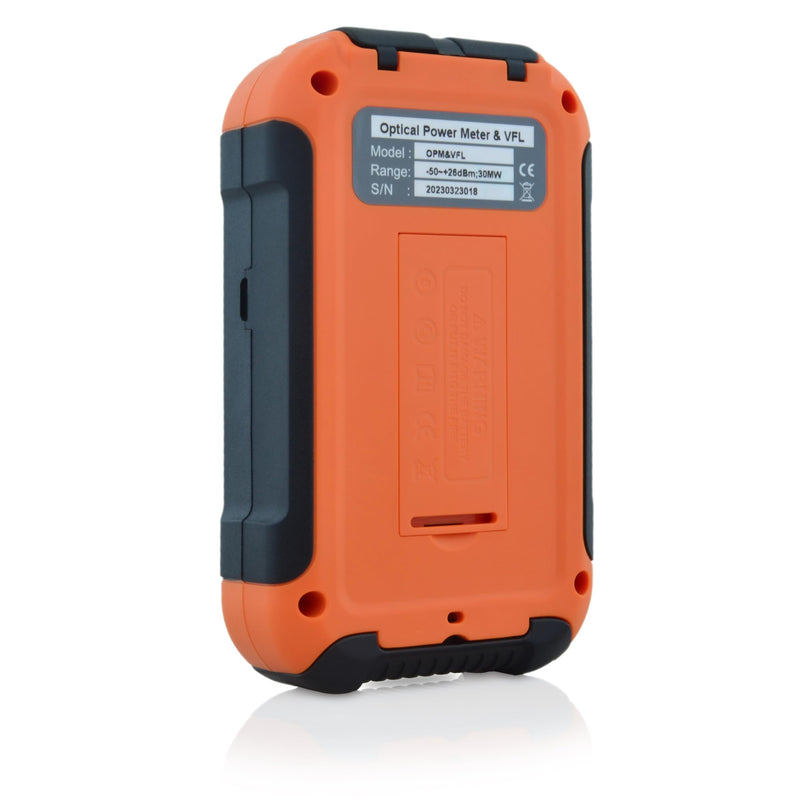 SKYSHL 800~1700nm -50~+26dBm Optical Power Meter and 650nm 30km VFL FTTH Optical Fiber Power Meter with 2.5 mm Universal Plug and FC/UPC-LC/UPC Adapter-SS103PVC12 SS103PVC12(800~1700nm -50~+26dBm)