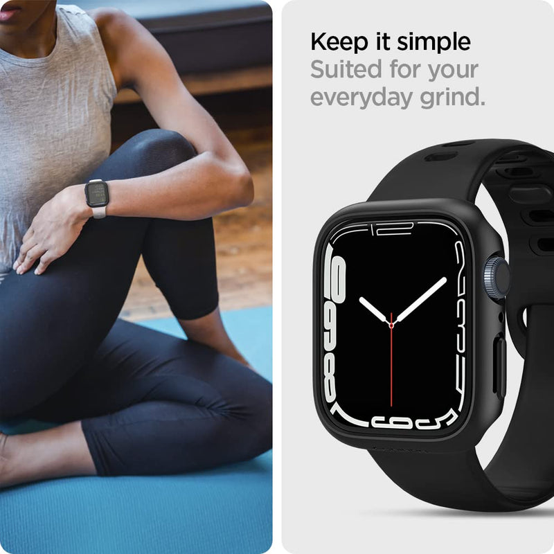 Spigen Rugged Armor Case and Rugged Band Designed for Apple Watch 45mm Series 9/8/7