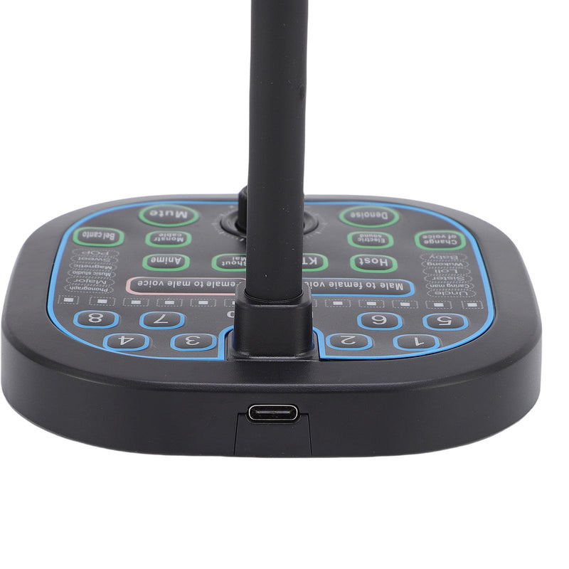[AUSTRALIA] - Gugxiom Handheld Voice Changer with 16 Sound Effects, USB Type C 3.5mm Microphone Voice Changer, Voice DisguiserCompatible for PC, Phone & Gaming 