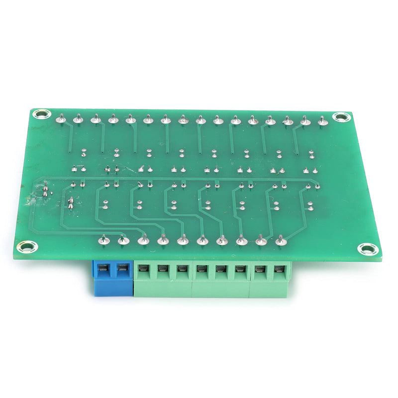 8 Channel Optocoupler, 12V to 3.3V Simple Operation Isolator Module for Single Chip Microcomputer Signal Isolation