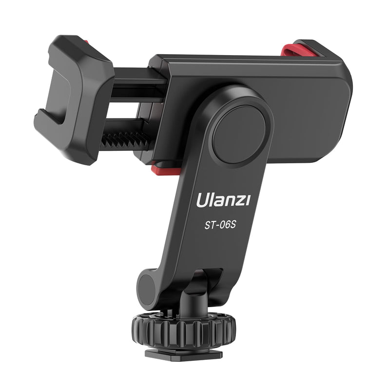 [AUSTRALIA] - Phone Tripod Mount Holder for iPhone - ULANZI ST-06S Camera Hot 2 Cold Shoe Phone Mount Compatible for iPhone Android Sony Canon DJI Ronin S/SC Zhiyun Gimbals 