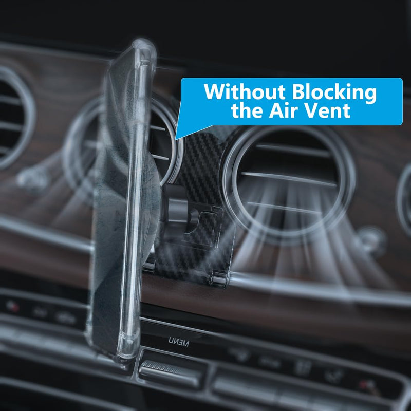 Car Phone Holder Mount for Ben-z E-Class 2017-2023 Car Accessories Car Mount 360°Rotation for Car Phone Holder Magnetic Hands Free Compatible with iPhone Samsung Smartphones
