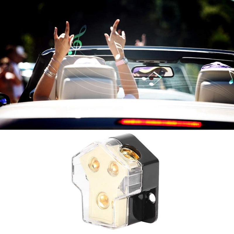 KSTE Car Audio Power Distribution 1 x 1GA In 2 x 4GA Out Block Splitter