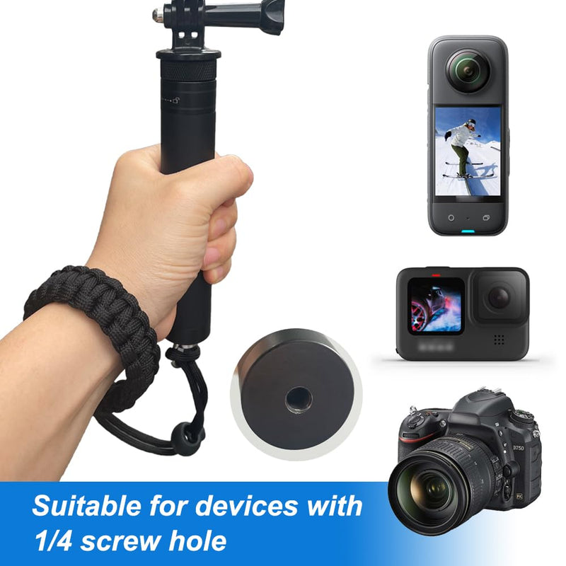 Camera Wrist Strap Adjustable Paracord Camera Hand Straps Lanyard with 1/4 Inch D Ring Screw for DSLR Camera Phone Gimbal Stabilizer Selfie Stick Tripod Mount