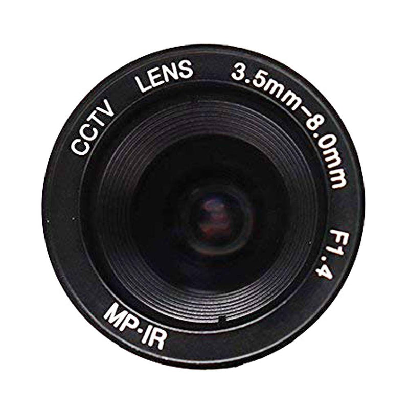 3.5-8.0mm F1.4 CCTV Lens CS Mount Manual Focus Zoom Focal IR 1/3" 1:1.4 for Security IP Camera