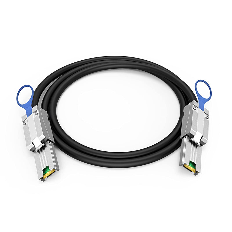 CableCreation [2 Pack External Mini SAS 26pin (SFF-8088) Male to Mini SAS 26 (SFF-8088) Male Cable, 1M / 3.3FT 3.3FT/1.0M 2