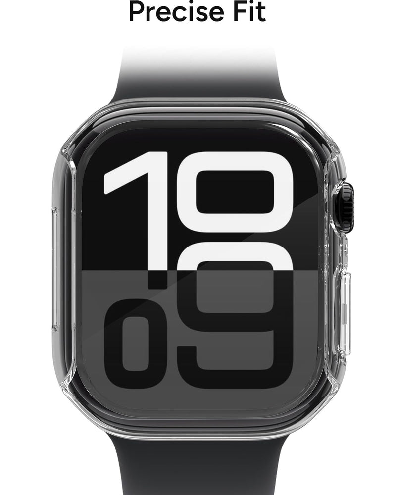 ZAGG Glass 360 Screen Protector for Apple Watch Series 11/10, Watch Size: 46mm, Integrated Bumper, 5X Stronger Impact Protection, Scratch-Resistant, Eco-Friendly Materials Apple Watch 10 46mm