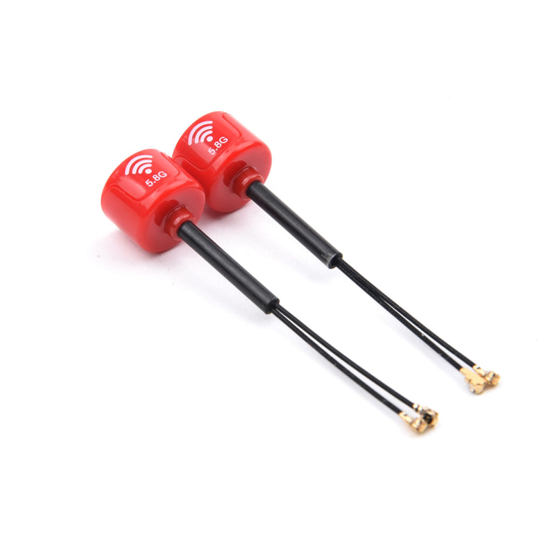 FPV 5.8G LHCP Antenna High Gain 3Dbi FPV Mini Antenna for DJI O3 Air Unit FPV Racing Drone with IPEX1 Connector (Red) Red