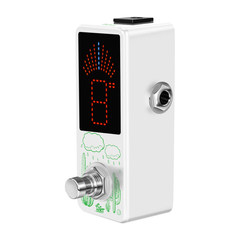 ISET Chromatic Tuner Pedal Tuner For Guitar Bass Violin And Other Chromatic Music Instruments