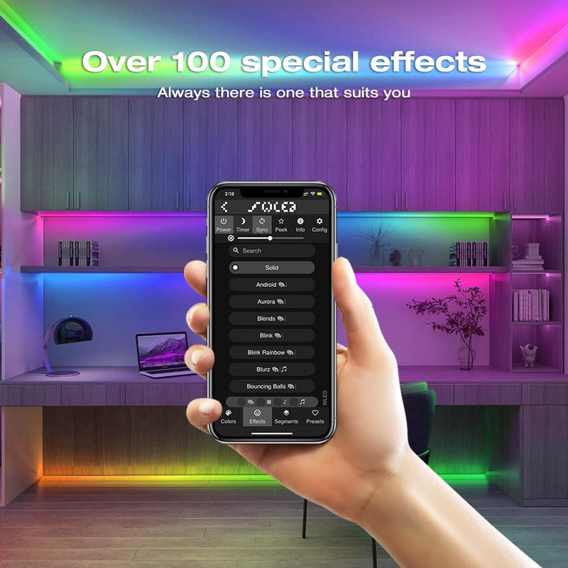 GLEDOPTO WLED Digital Strip Light Controller WiFi DC5-24V Support WS2812 2811 SK6812 and Other RGB RGBW Strip Lights 800 ICs DIYable