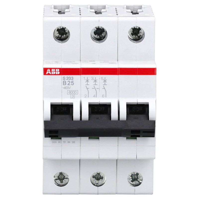ABB S203-B25 Automatic Circuit Breaker 25 A Single pack