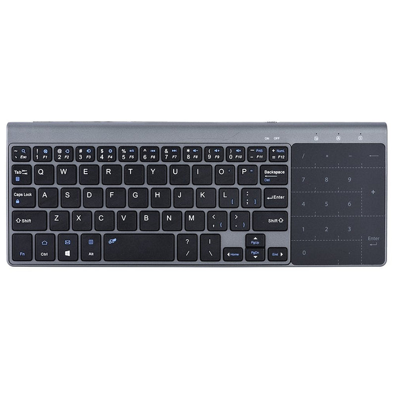 2.4Ghz Mini Wireless Keyboard with Touchpad Numeric Keypad Portable Ultrathin Remote Keyboard Mouse Combo