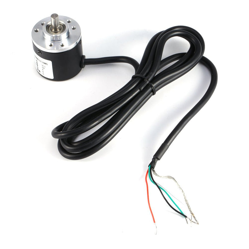 600P/R Incremental Rotary Encoder, Incremental Rotary Encoder, DC5-24V AB 2 Phase, for Measuring Speed Angle Acceleration of Objects