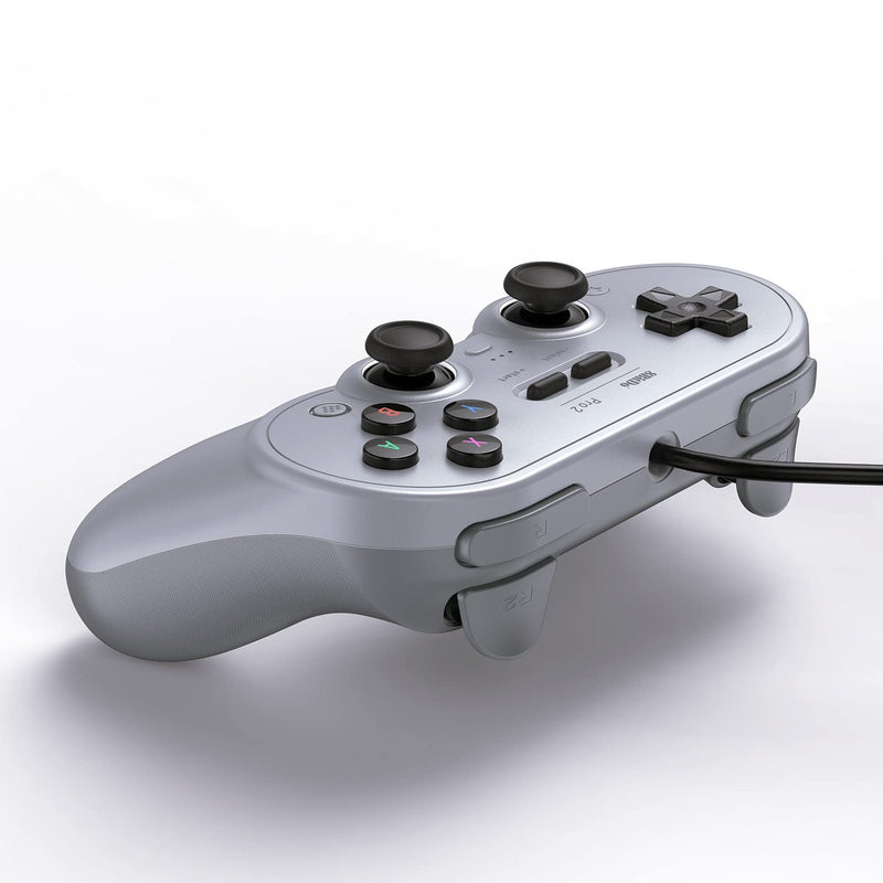 8BitDo Pro 2 Wired Controller for Switch, Windows, Android and Raspberry Pi(Gray Edition) Gray Edition