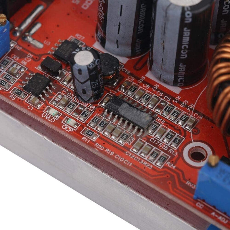 Aideepen 1200W 20A DC-DC Boost Converter, Step-up Converter Constant Power Supply Module 10.5-60V to 12V-80V