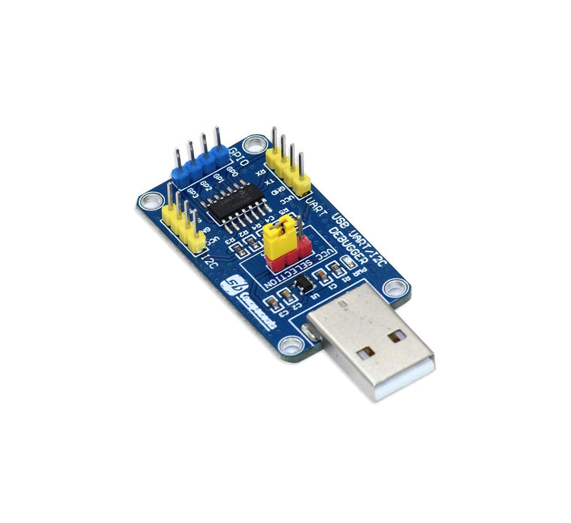 sb components Raspberry Pi USB UART/I2C Debugger Helps to Build a USB connectivity to Configure/Debug Development Board, USB to UART /I2C Converter for Raspberry Pi