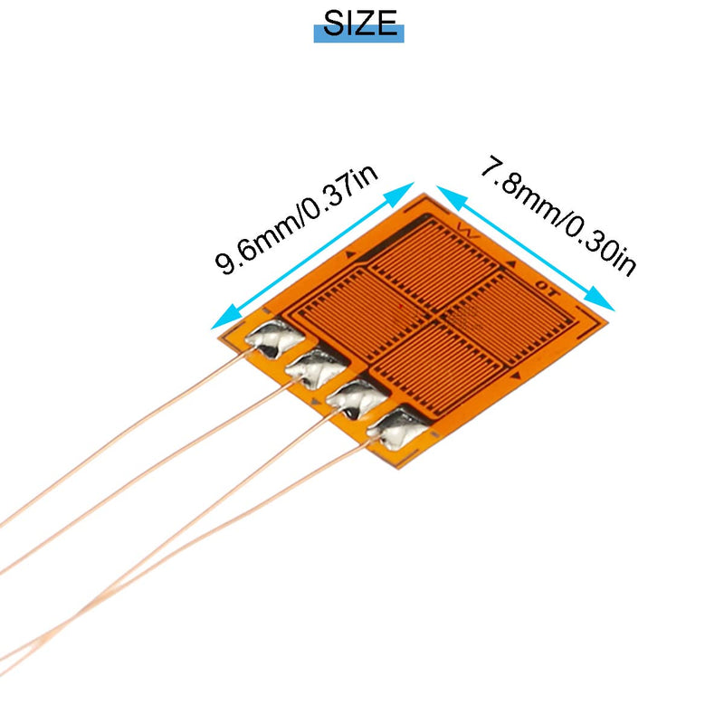 Youmile 2 Pieces Strain Gauges BF350-3EB BF350 350 Ohm Full Bridge DMS Foil DMS High Precision Pressure Sensor