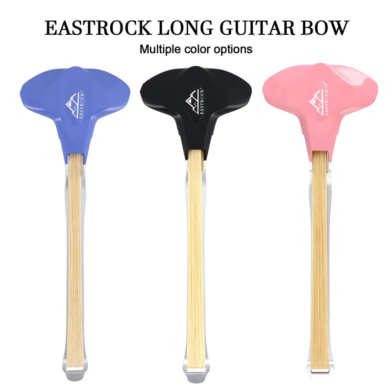 [AUSTRALIA] - EASTROCK Guitar Bow, 2-in-1 Real Horsehair Guitar Bow for Acoustic, Create Violin & Cello-Like Sounds, Christmas Birthday Gift for Guitar Player and Music Lover, Long Black 