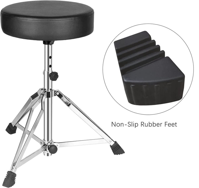 3/Pack Drum kit Rubber Feet Rack Stand Rubber Feet Drum Leg Protectors for Percussion Parts (Small - C) Small - C