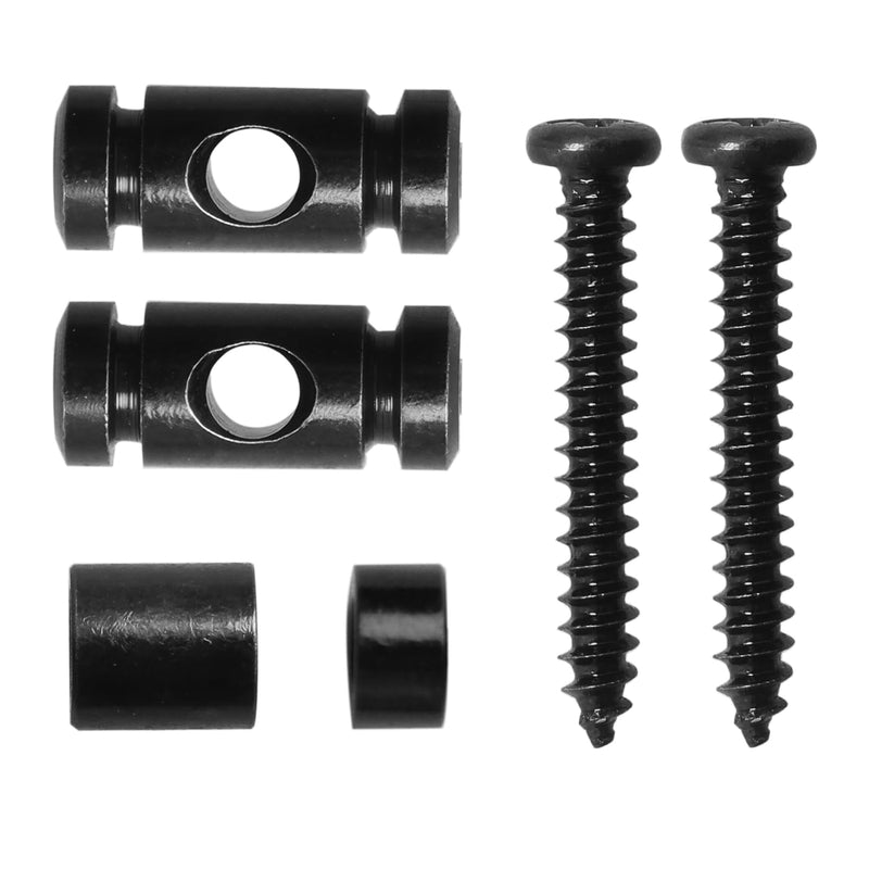 1 Set Guitar Roller String Retainer High bottom Electric Guitar Tree Guide String Retainer String Clamp Lock for Electric Guitar String Tree Replacement Black