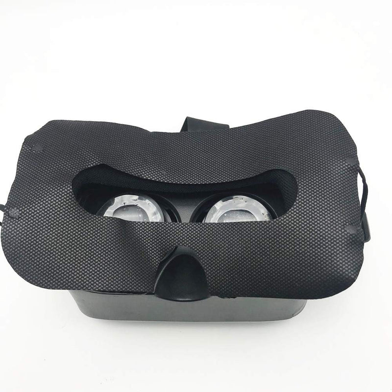 100 Pack Disposable VR Mask Sanitary VR Eye Covers VR Mask for VR Face Mask,Virtual Reality Face Mask Compatible with HTC Vive Pro/PS VR/Gear VR/Oculus Rift Go e altre cuffie Most vr Headset (White) White