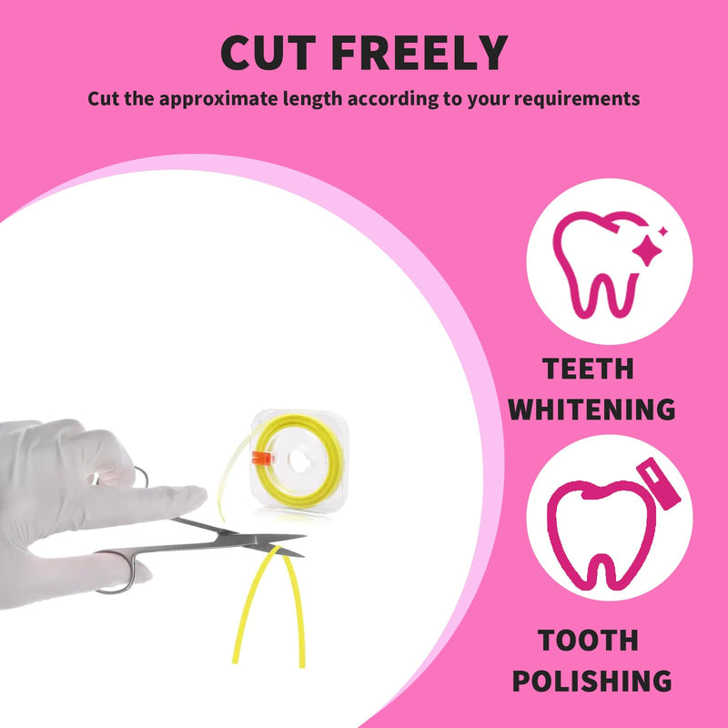 Zonoori 3 Volumes Tooth Sandpaper Polishing Strips, Teeth Sandpaper Tooth Belt for Polishing Teeth (4 mm x 6 m)
