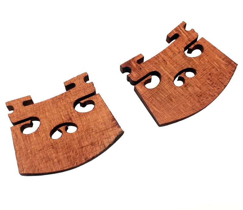 Fitted 4/4 Full Size Violin Maple Bridge with Reference Template Tool Violin Parts Accessories 3Pcs