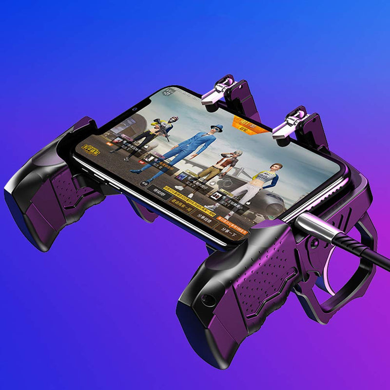 Mobile Controller,Aim Keys L1R1 and Gamepad Knives Out/Rules of Survival,Cellphone Game Trigger,Battle Royale Sensitive Shoot (Mobile Game Controller M) Mobile Game Controller M