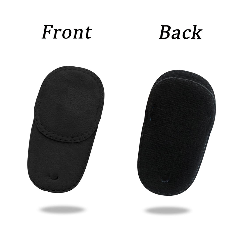 4pcs Eye Patches for Glasses Medical Eye Patch Treating Lazy Eye Amblyopia Strabismus Improve Vision Reusable Soft Eye Patch for Kids, Black