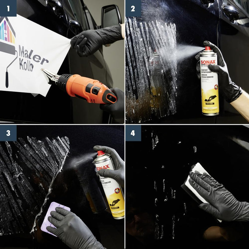 [AUSTRALIA] - SONAX Adhesive residue remover (400 ml) for quick and residue-free removal of adhesive residue and paper adhesive labels, item no. 04774000 400 ml 