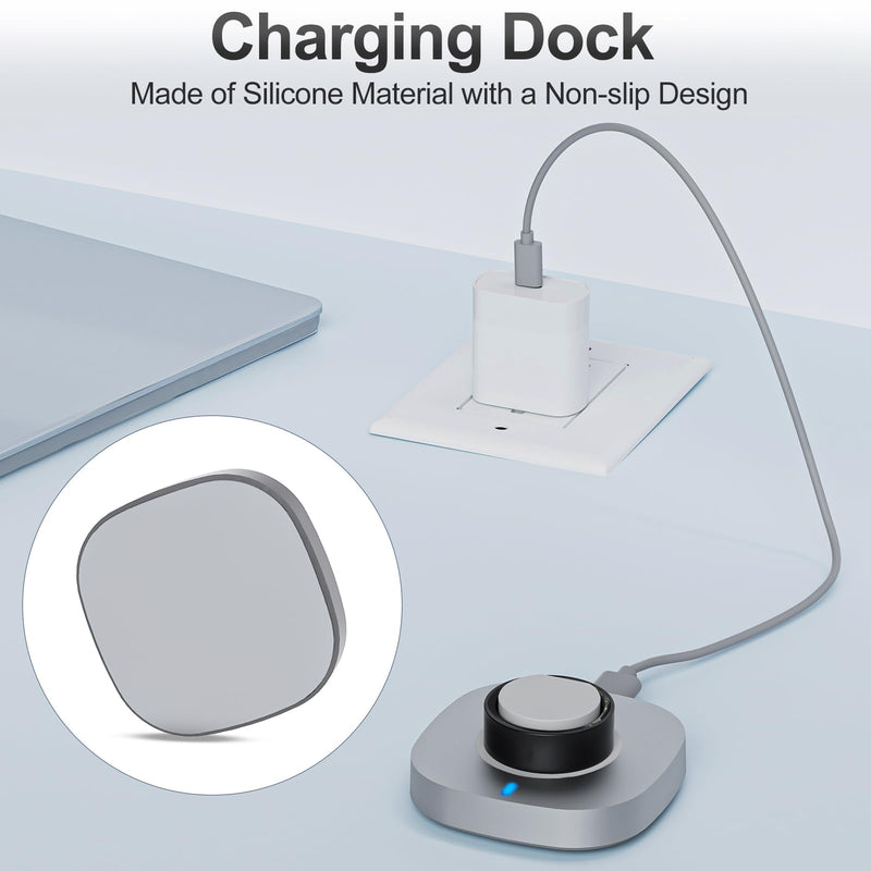 Charger Compatible with Ultrahuman Ring Size 6 | Fast Charging Dock Portable Charger with USB-C Cable for Ulrahuman Ring Air (Not Compatible with Ultrahuman Ring Pro)